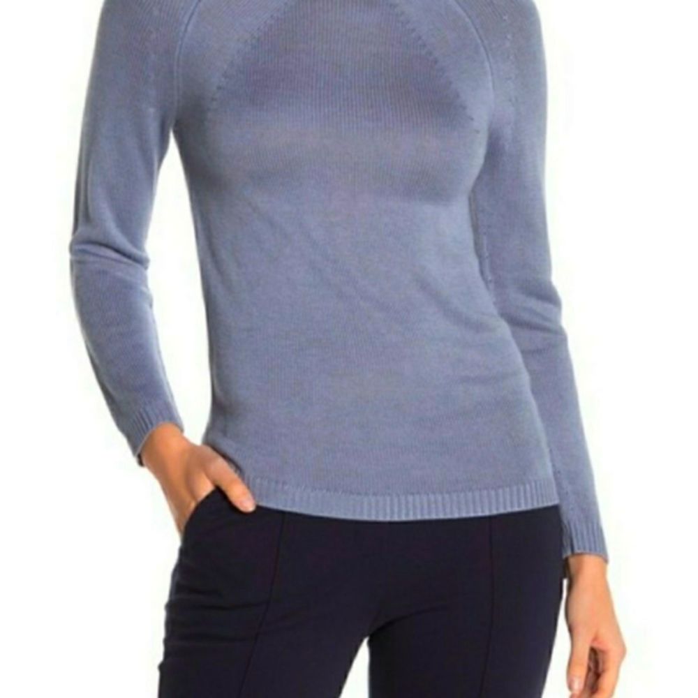 Catherine Malandrino Slate Blue Silk Sweater NWT
